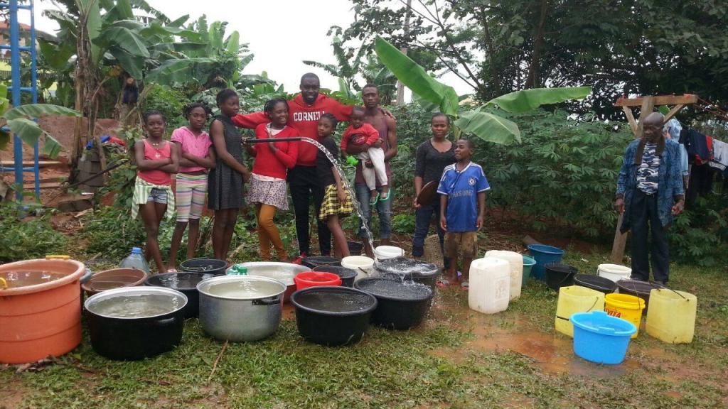 Franck has already built three wells in his region